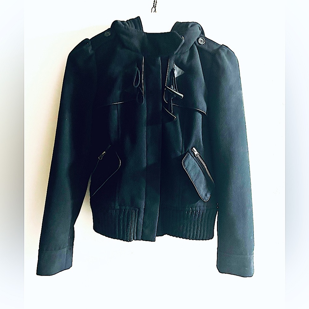 Jack Pea Coat, Black Short Coat size S. Excellent condition